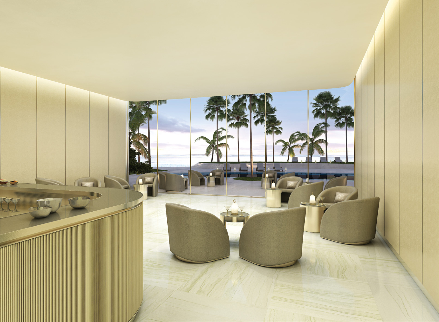 Private Oceanfront Restaurant and Bar